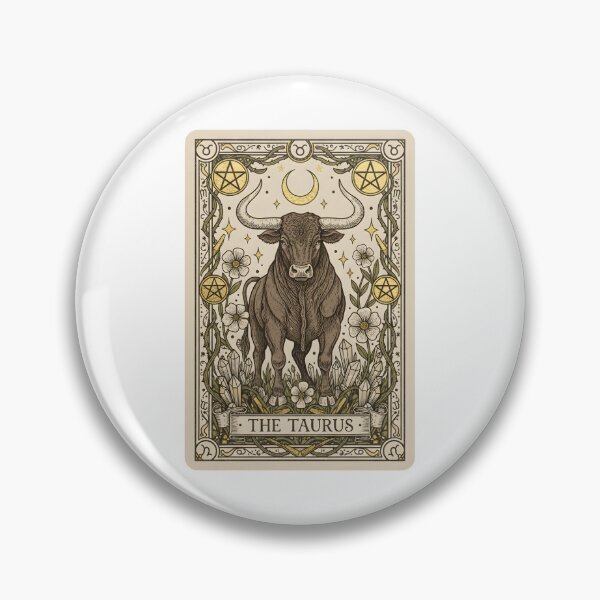 Item preview, The Taurus Witchy Linocut Tarot Card designed and sold by Kvarny.