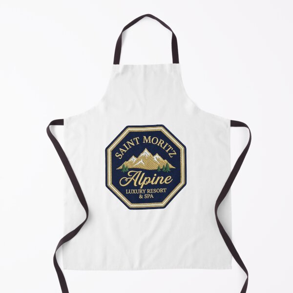 Item preview, Saint Moritz Alpine Luxury Resort – Vintage Mountain Crest designed and sold by Maisonsucces.