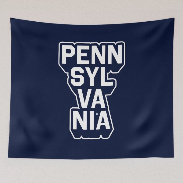 Item preview, Pennsylvania Retro Varsity - Hometown Pride & Streetwear Block Typography designed and sold by MZS Studio.
