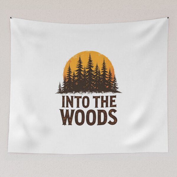 Item preview, Into The Woods Forest Sunset Design designed and sold by MWShirtDesign.