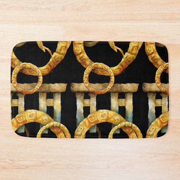 Item preview, Interlocking Golden Brass Rings Pattern designed and sold by Piotrek0001.