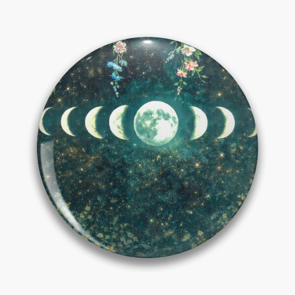 Item preview, Gorgeous Moon Phases Green Garden designed and sold by scicilysimonee.