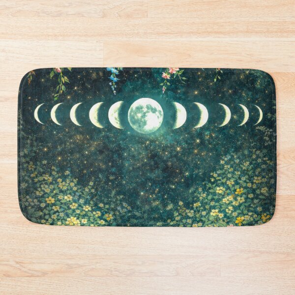 Item preview, Gorgeous Moon Phases Green Garden designed and sold by scicilysimonee.