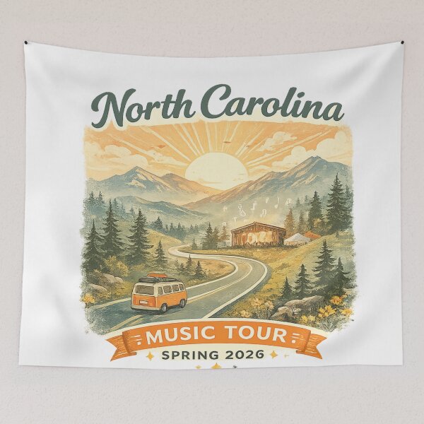 Item preview, North Carolina Spring Music Festival Roadtrip designed and sold by Combat Skies.