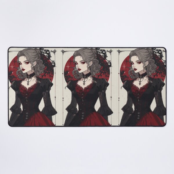 Item preview, Gothic Vampire Girl – Victorian Anime designed and sold by ArtsJulian.