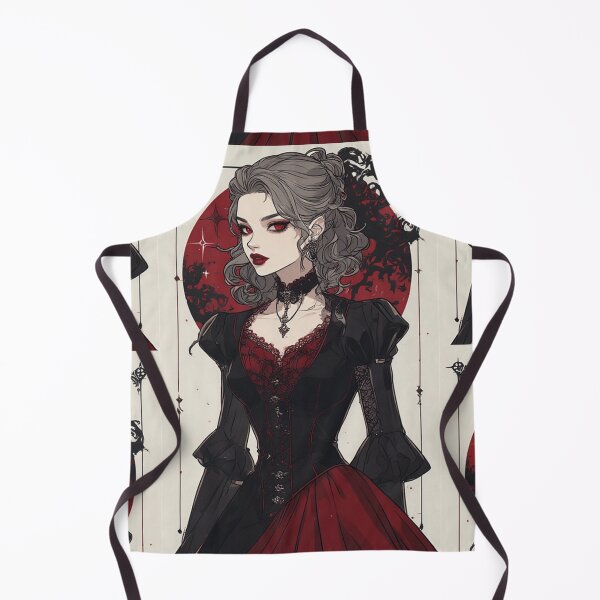 Aperçu de l'œuvre Fille vampire gothique – Anime victorien créée et vendue par ArtsJulian.