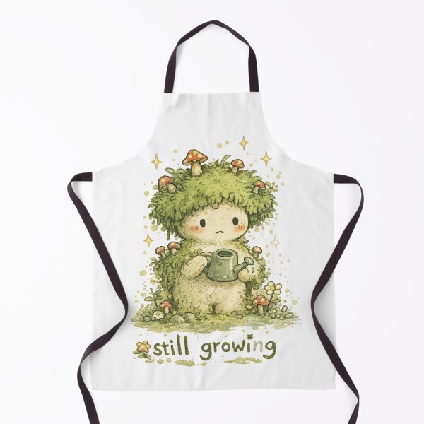 Item preview, Still Growing – Moss Creature Indie Aesthetic Plant Lover Cute Nature Comfort Design designed and sold by Kate1art.