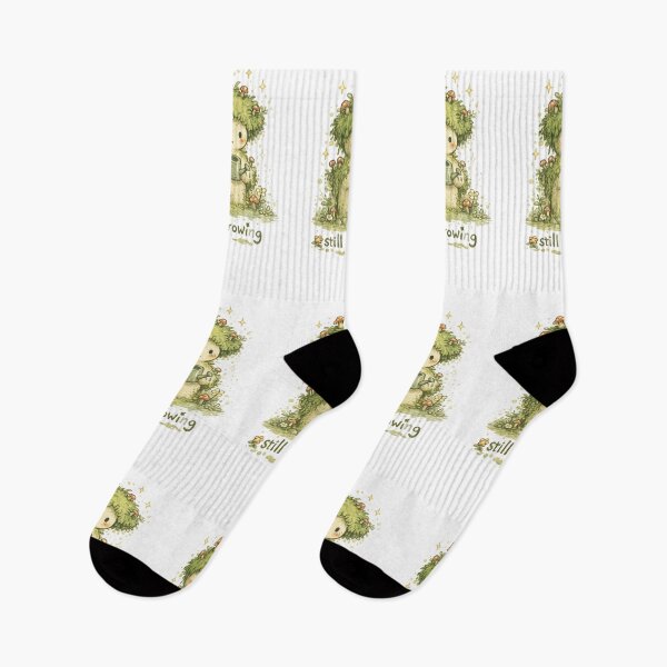 Item preview, Still Growing – Moss Creature Indie Aesthetic Plant Lover Cute Nature Comfort Design designed and sold by Kate1art.
