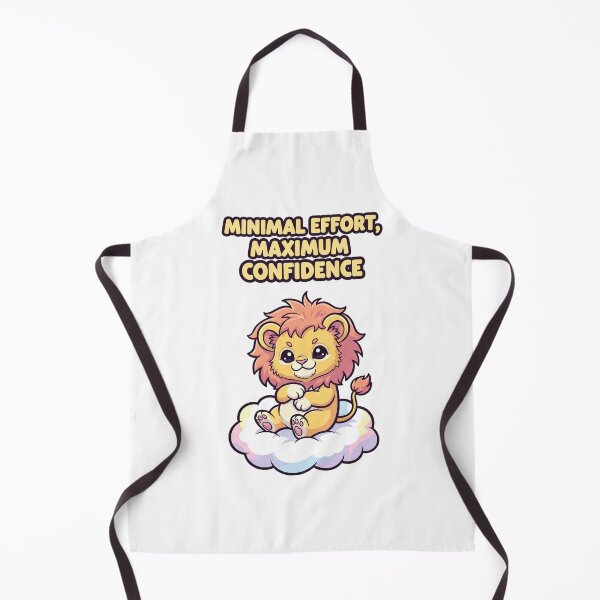Item preview, Minimal Effort, Maximum Confidence - Cute Lion designed and sold by artaipix.