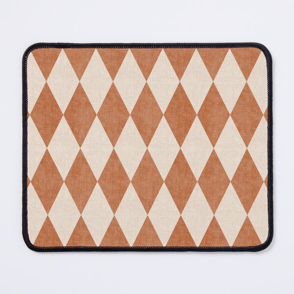 Item preview, Warm terracotta harlequin geometric - Japandi boho style designed and sold by Illustrated by Nat.