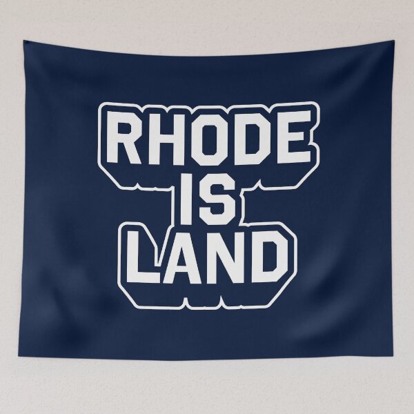 Item preview, Rhode Island Retro Varsity - Hometown Pride & Streetwear Block Typography designed and sold by MZS Studio.