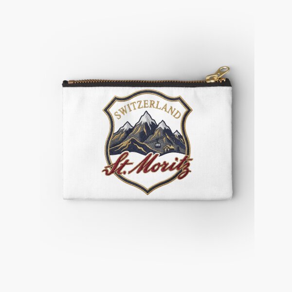 Item preview, Switzerland St Moritz – Alpine Resort Vintage Crest designed and sold by Maisonsucces.