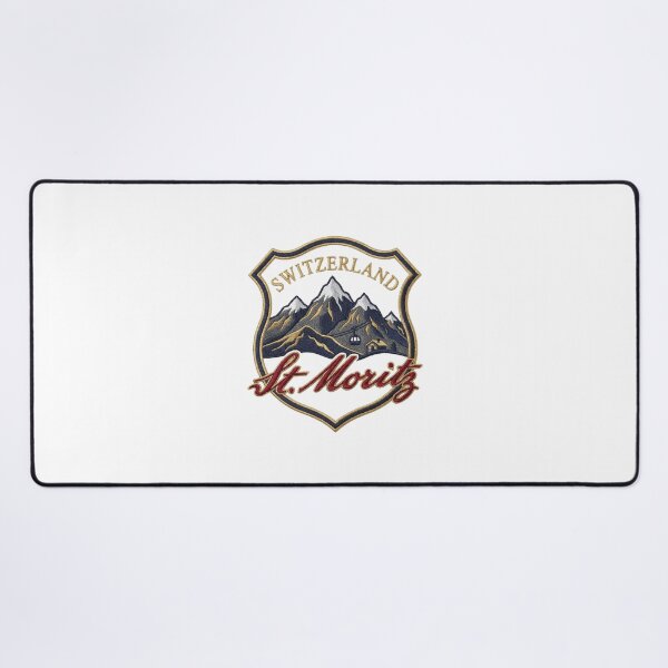 Item preview, Switzerland St Moritz – Alpine Resort Vintage Crest designed and sold by Maisonsucces.