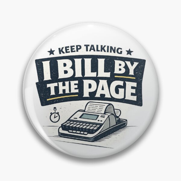 Item preview, Keep Talking I Bill By The Page Stenographer designed and sold by Michalsky99.