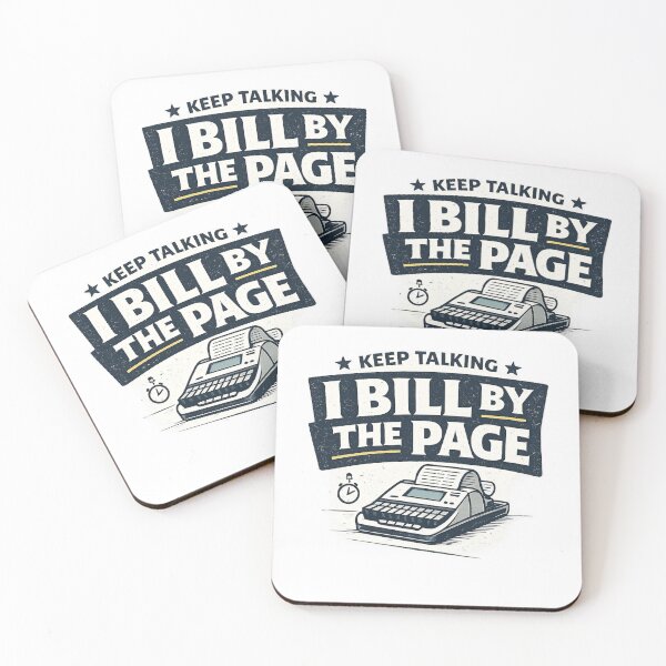 Item preview, Keep Talking I Bill By The Page Stenographer designed and sold by Michalsky99.