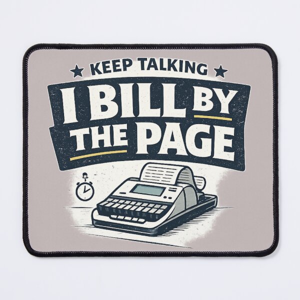 Item preview, Keep Talking I Bill By The Page Stenographer designed and sold by Michalsky99.