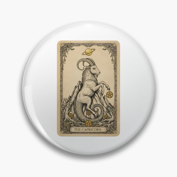 Item preview, The Capricorn Sea-Goat Vintage Tarot Card designed and sold by Kvarny.
