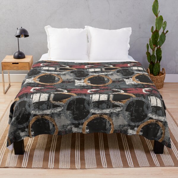 Item preview, Abstract Grunge Grey and Red Scribbles designed and sold by Piotrek0001.