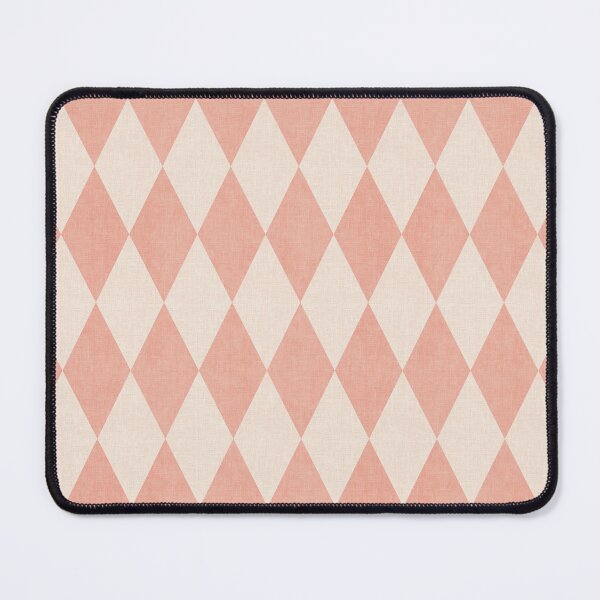 Item preview, Muted coral harlequin geometric - Japandi boho style designed and sold by Illustrated by Nat.