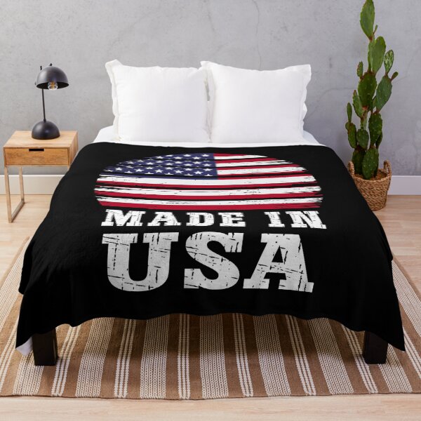 Item preview, Vintage Made in USA American Flag Sunset Retro 70s Style designed and sold by Dmetalx Art Apparel.