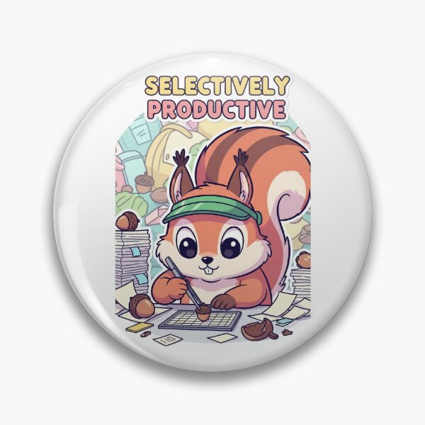 Item preview, Selectively Productive  - Cute Squirrel  designed and sold by artaipix.