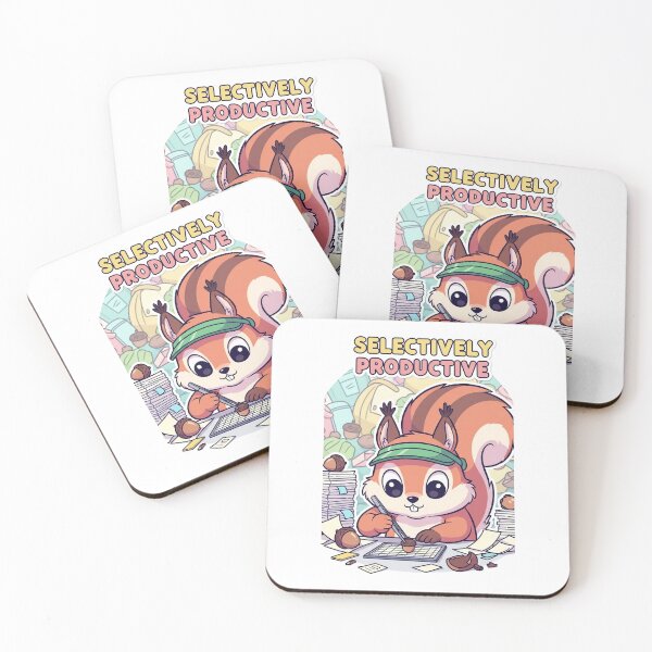 Item preview, Selectively Productive  - Cute Squirrel  designed and sold by artaipix.