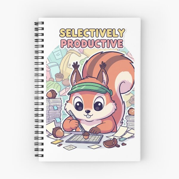 Item preview, Selectively Productive  - Cute Squirrel  designed and sold by artaipix.