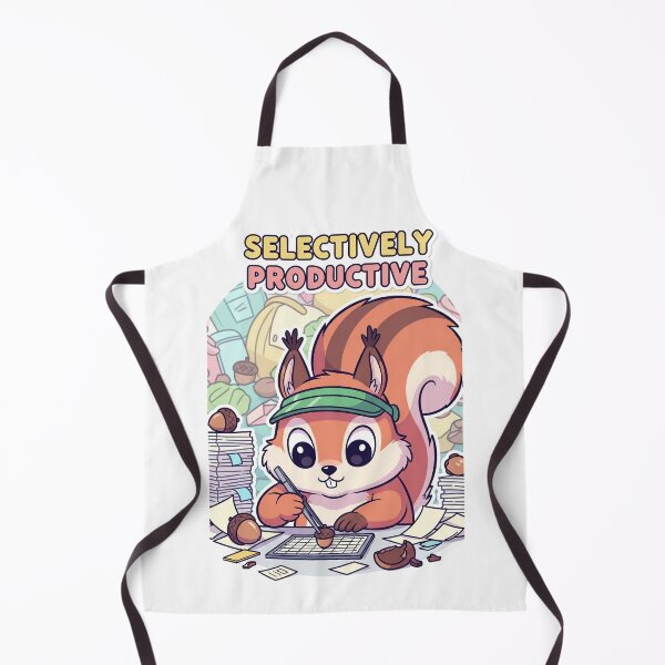 Item preview, Selectively Productive - Cute Squirrel designed and sold by artaipix.