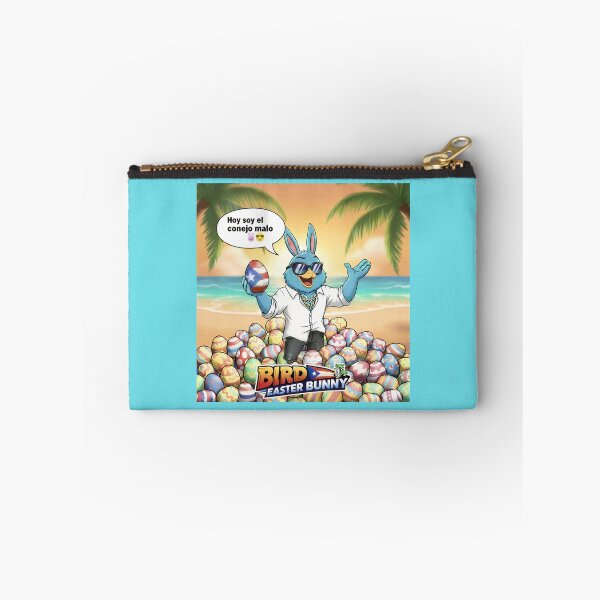 Item preview, Bird Easter Bunny "Hoy Soy El Conejo Malo" Funny Puerto Rico Easter Beach Cartoon designed and sold by SammyMorry.