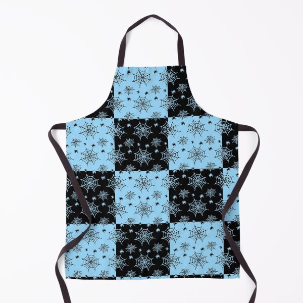 Item preview, Black and powder blue interchange web pattern designed and sold by serenebookworm.
