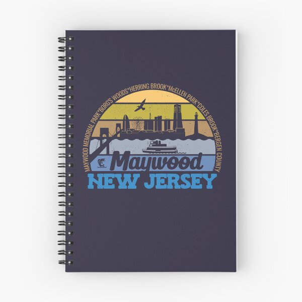 Item preview, Maywood New Jersey Sunset Retro Vintage Local Pride Logo designed and sold by CRHPOD20.
