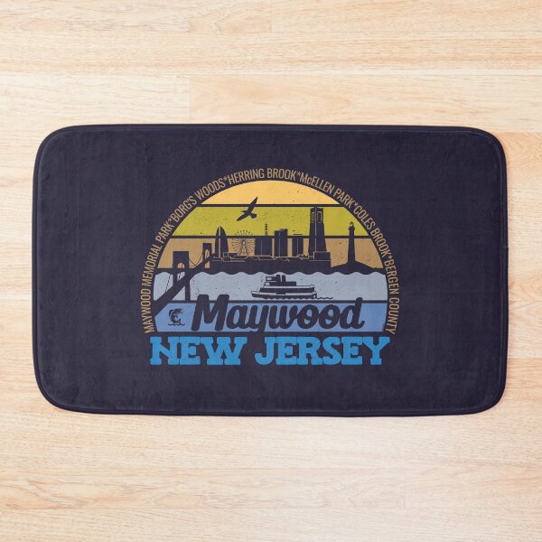 Item preview, Maywood New Jersey Sunset Retro Vintage Local Pride Logo designed and sold by CRHPOD20.