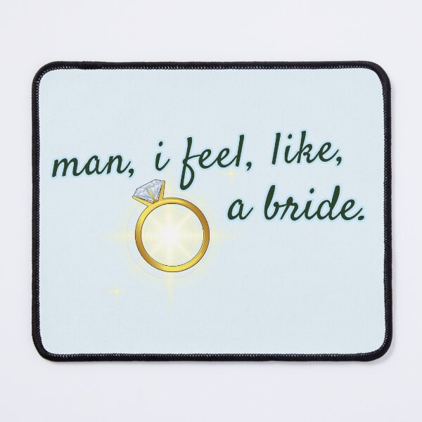 Item preview, Man I Feel Like a Bride Neon Diamond Ring designed and sold by PriyaMagic.