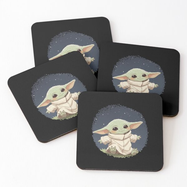 Item preview, BABY YODA STAR GAZING designed and sold by LIS AND MELIVERSO.
