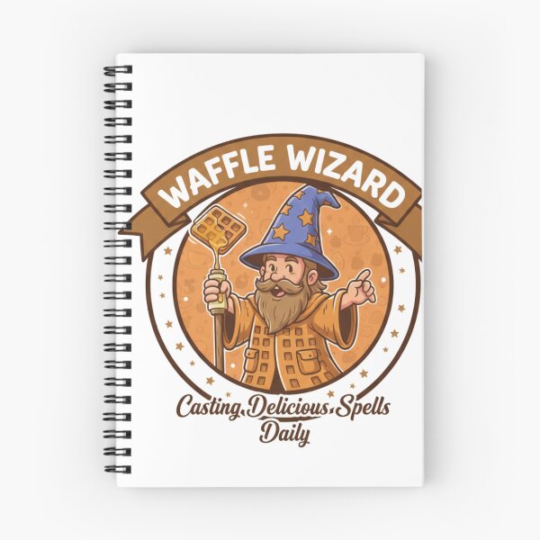 Item preview, Waffle Wizard Funny Fantasy Breakfast - Retro Food Magic Art designed and sold by Wear Sculpt.