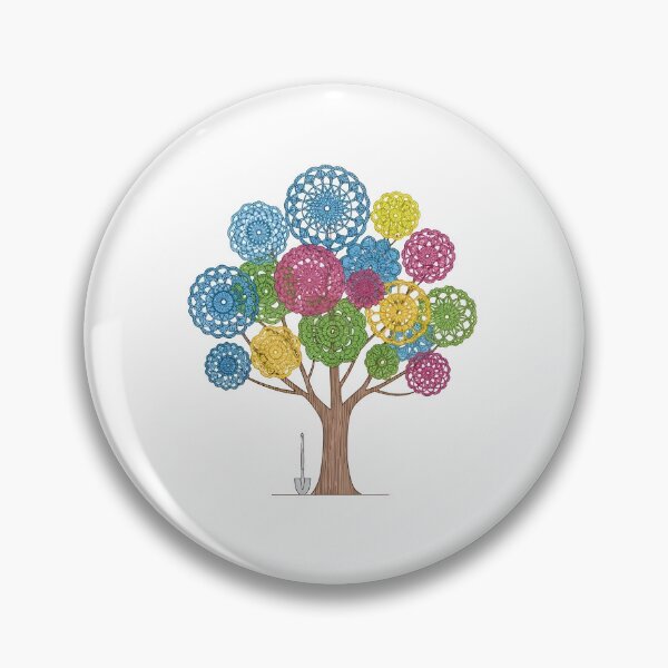 Item preview, Crocheted Leaves Tree Creative Garden    designed and sold by AbanoubStore.