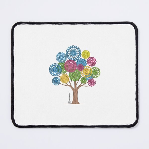 Item preview, Crocheted Leaves Tree Creative Garden designed and sold by AbanoubStore.