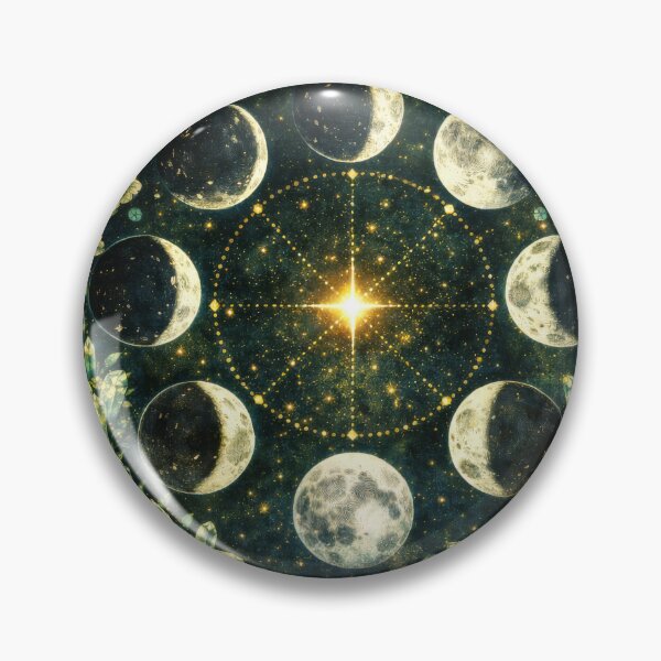Item preview, Crystal Gemstone Celestial Green Botanical designed and sold by scicilysimonee.