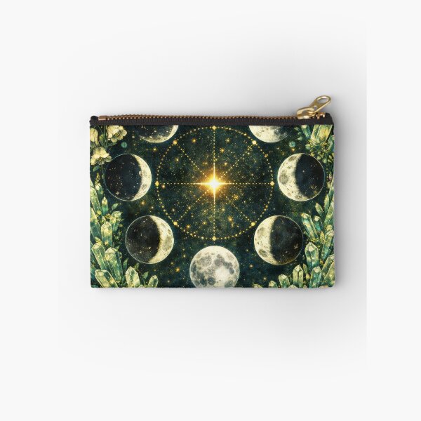 Item preview, Crystal Gemstone Celestial Green Botanical designed and sold by scicilysimonee.