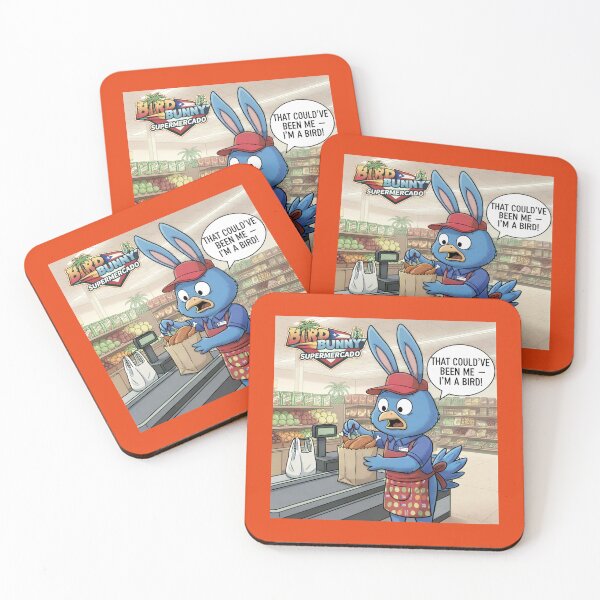 Item preview, Bird Bunny Supermercado  "That Could've Been Me I'm A Bird" Funny Puerto Rico Grocery Store Cartoon designed and sold by SammyMorry.