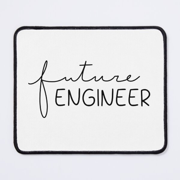 Item preview, Future Engineer - Minimalist Aesthetic Quote Design designed and sold by Nesstitches.