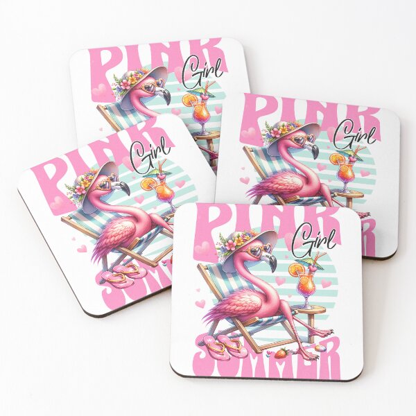 Item preview, Pink Girl Summer Flamingo designed and sold by PassionforLove.