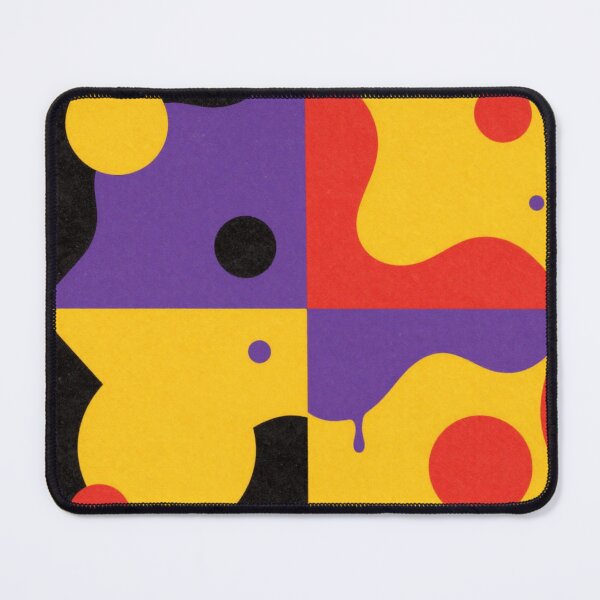 Item preview, dynamic quadrant colorful geometric abstract design designed and sold by SmashingDeals.