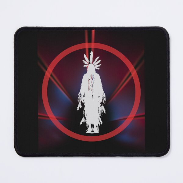 Item preview, Spiritual Native Warrior Silhouette Art designed and sold by Aquarius-club.