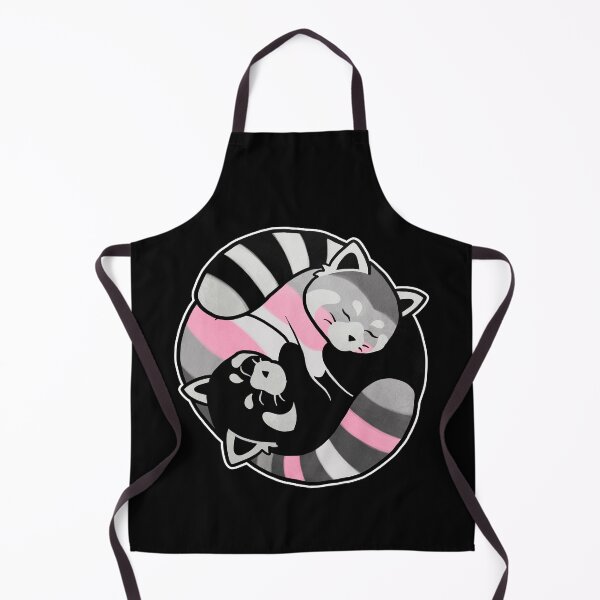 Item preview, Demigirl Red Panda Yin Yang LGBT Pride Flag designed and sold by Clara Hollins.
