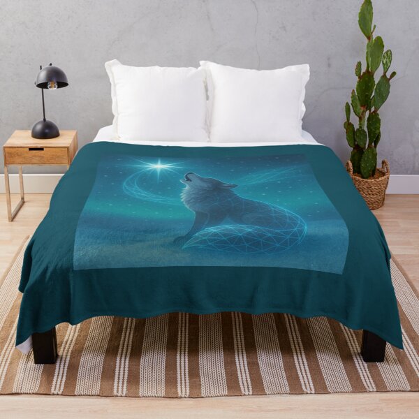 Item preview, Star-Tail Wolf – GeoWild Winter Spirit designed and sold by GeoWild Designs.