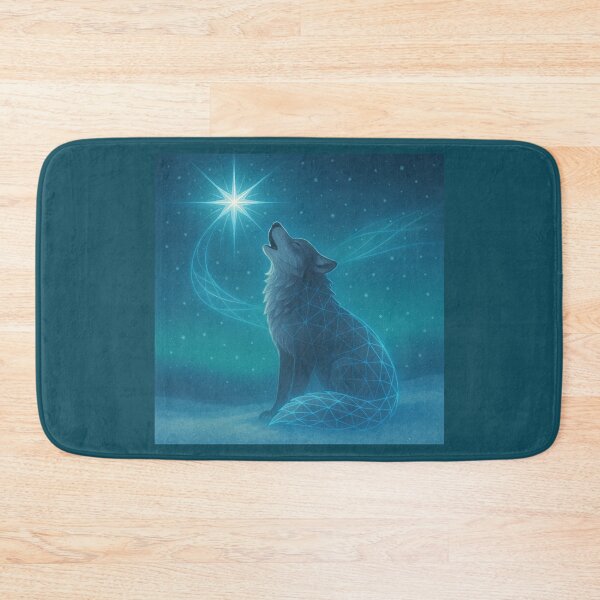 Item preview, Star-Tail Wolf – GeoWild Winter Spirit designed and sold by GeoWild Designs.