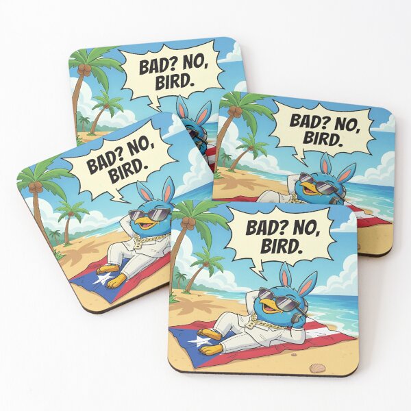 Item preview, Bad No Bird Beach Meme - Puerto Rico Island Pride - Bird Bunny Relaxing 2026 designed and sold by SammyMorry.
