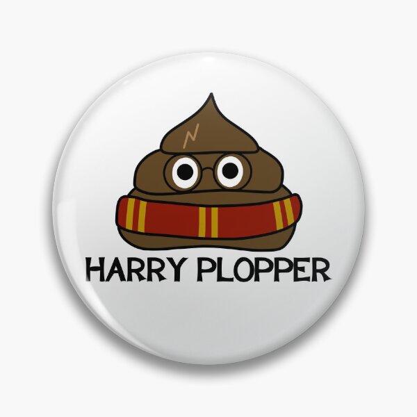 Item preview, Harry Plopper poop sticker designed and sold by ButterflyKissCollab.