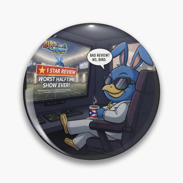 Item preview,  Bad Review No Bird Meme - Bird Bunny Halftime Show Response - Funny Clap Back 2026 designed and sold by SammyMorry.